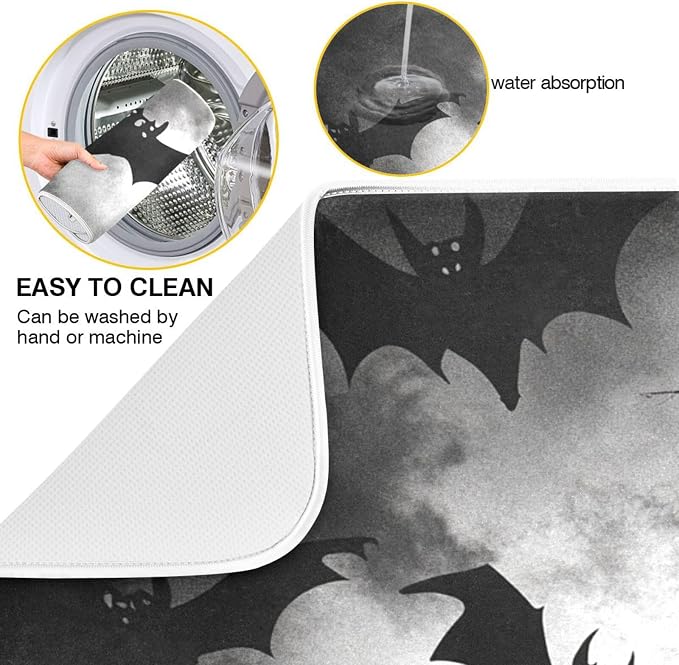 Grey Halloween Bats