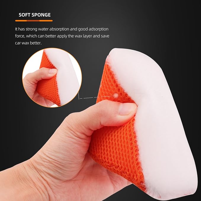 10pcs Car Interior Scrubbing Sponge