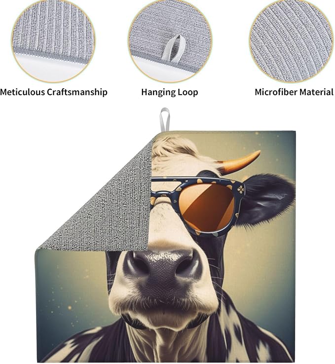 Vintage Cool Sunglasses Cow