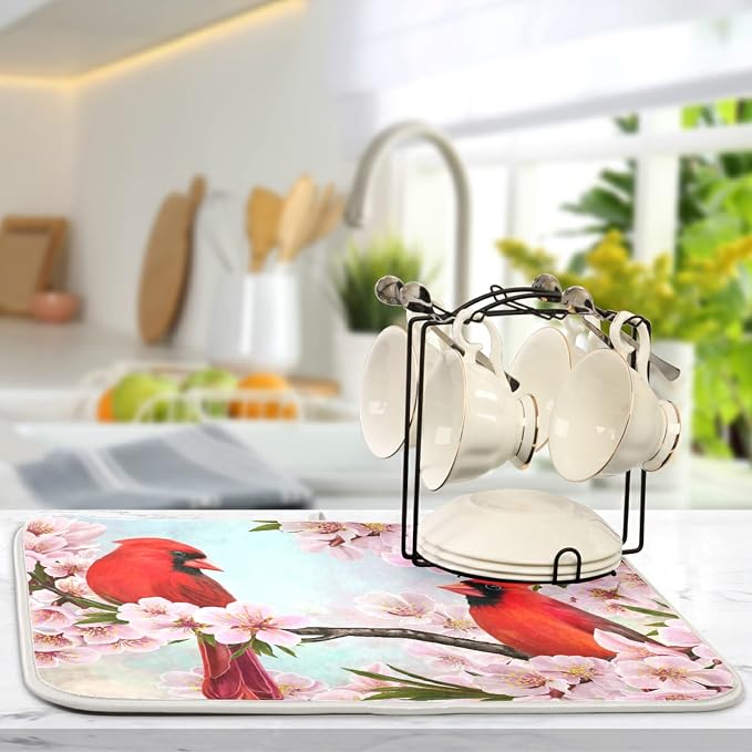 Peach Blossom Red Bird 23