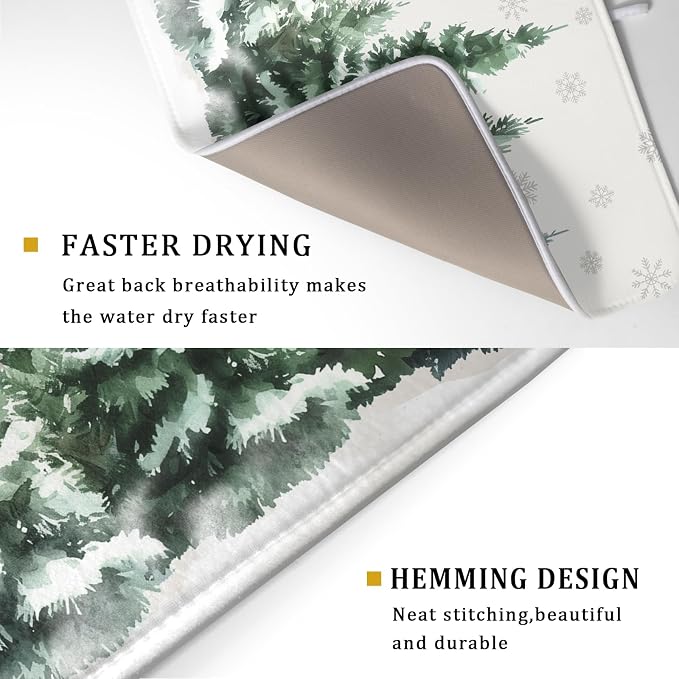 Christmas Pine Tree-White