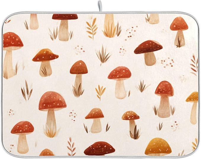 Beige Mushroom Leaves