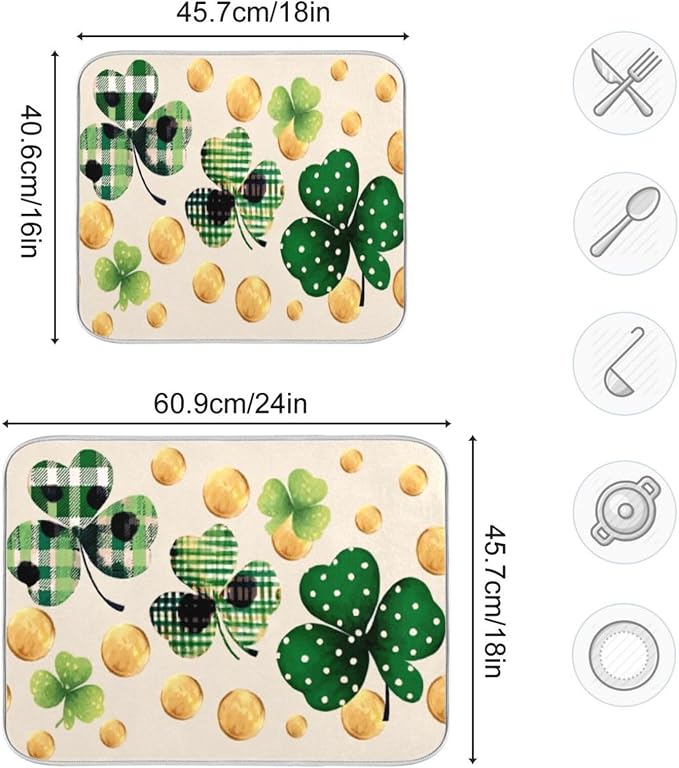 patrick day four-leaf clover