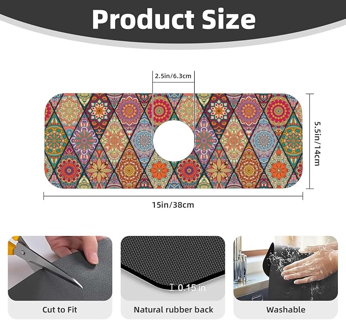 Vintage Hippie Bohemian Mandala