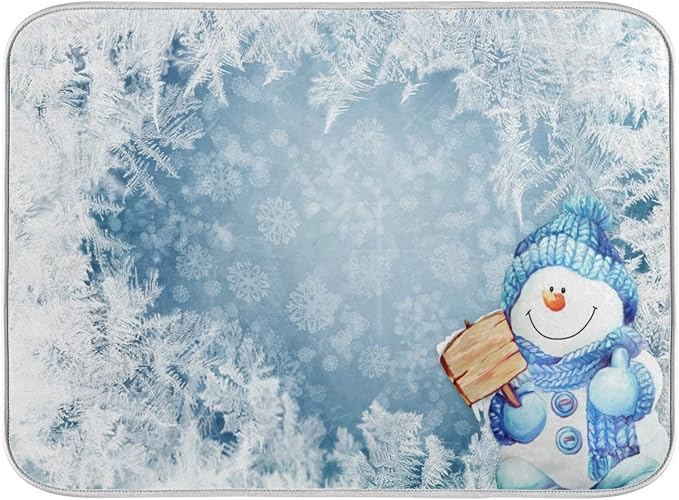 Blue Snowman