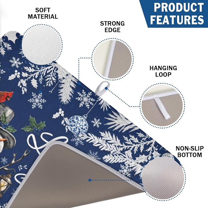 Christmas-blue snow
