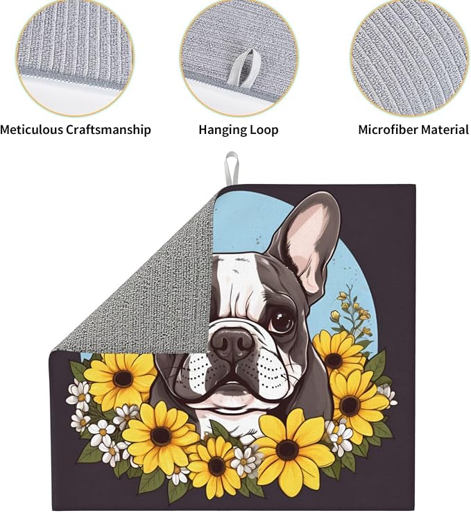 Bulldog Yellow Daisy White Flowers