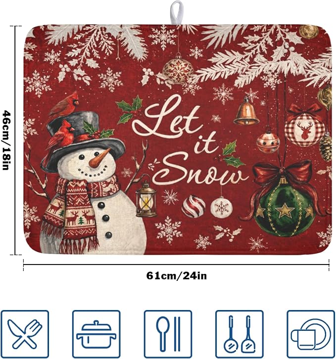 Christmas-red snow