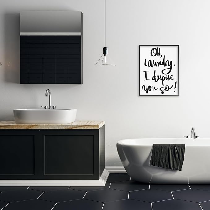 Laundry Typography Quote