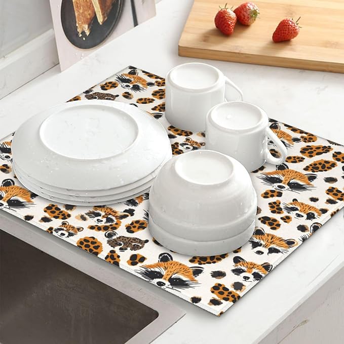 Raccoon Leopard Print