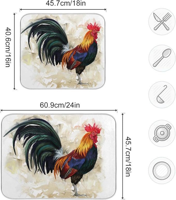 Rooster Watercolor Animal