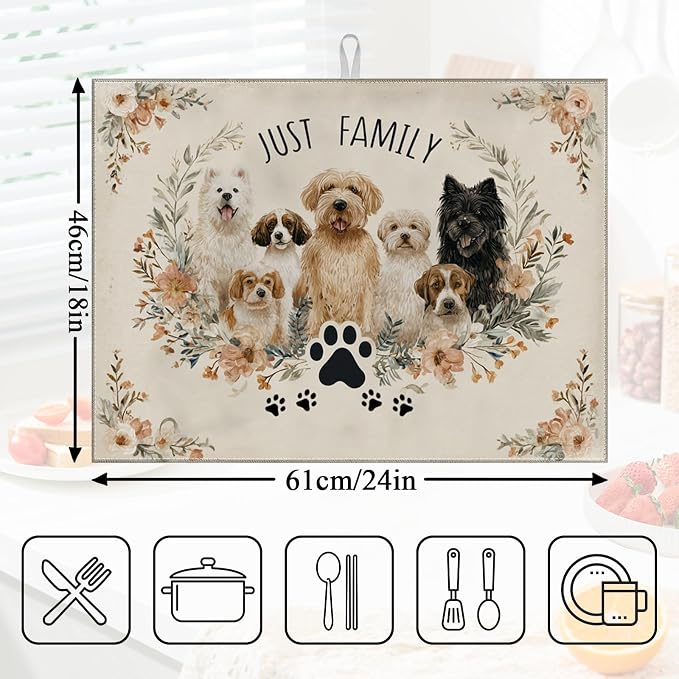 Dog Family White