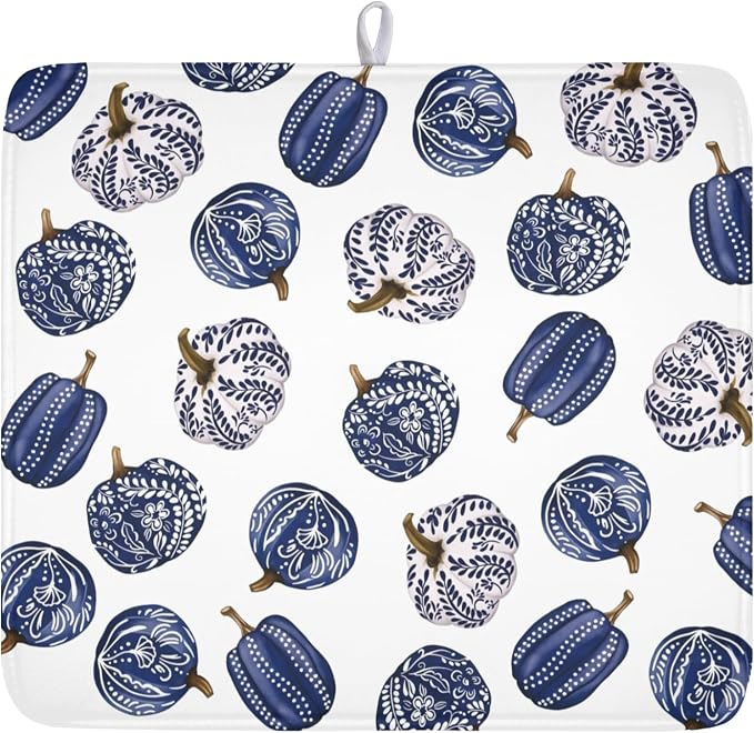 blue white pumpkin