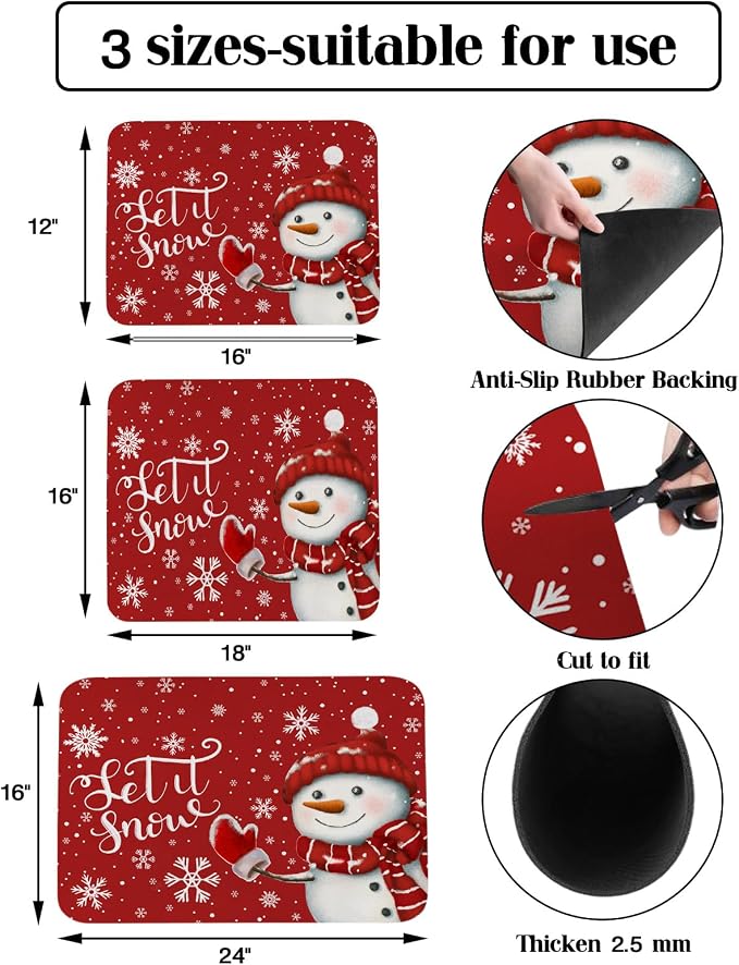 Red Snowman