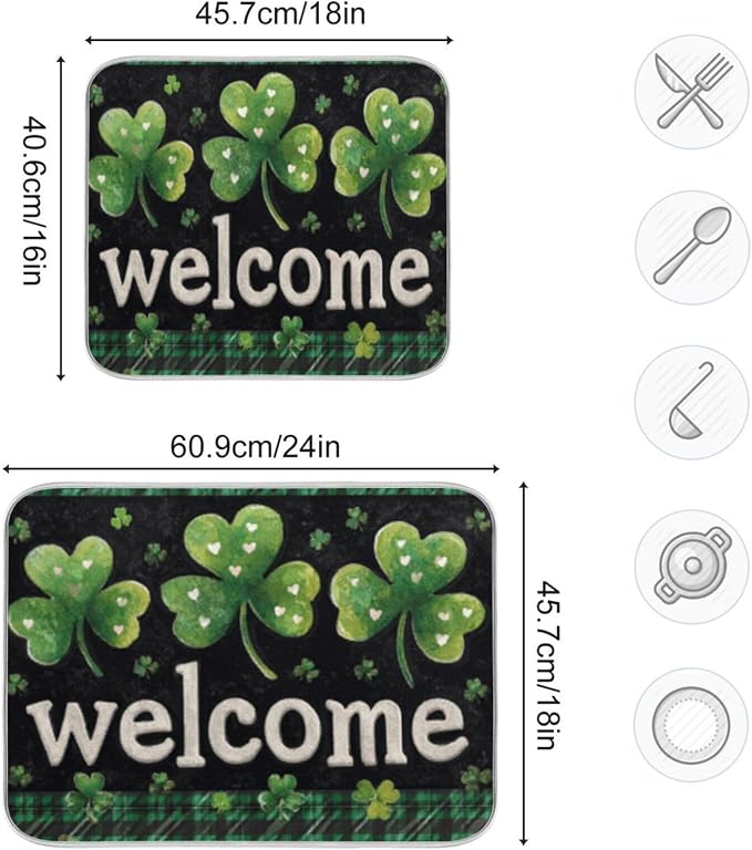 shamrocks Patrick welcome