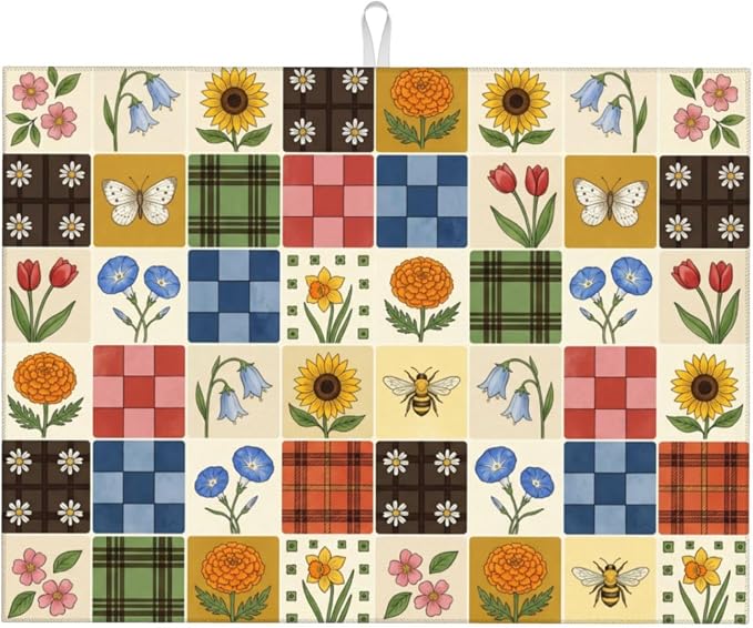 Flower Plaid Tile