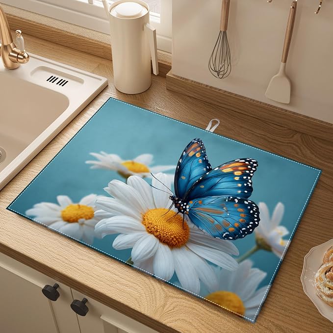 Daisy Flowers Butterfly