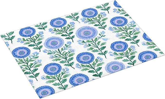 Blue Botanical Waterccolor