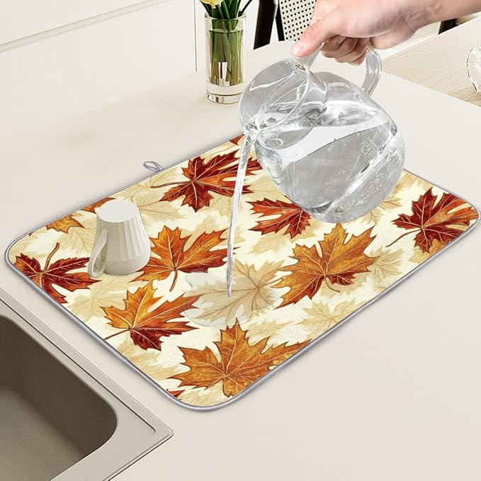 Brown Gold Maple Leaf