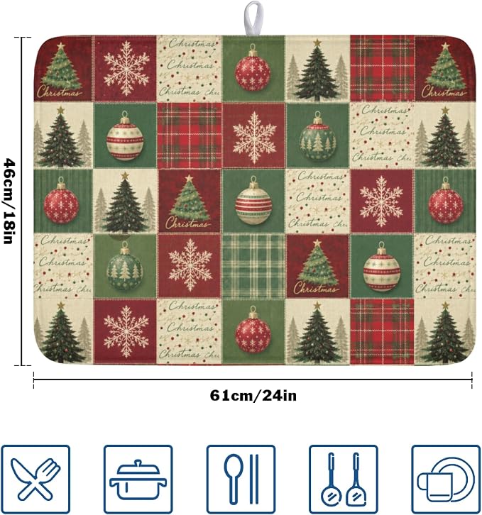 Christmas-checkered