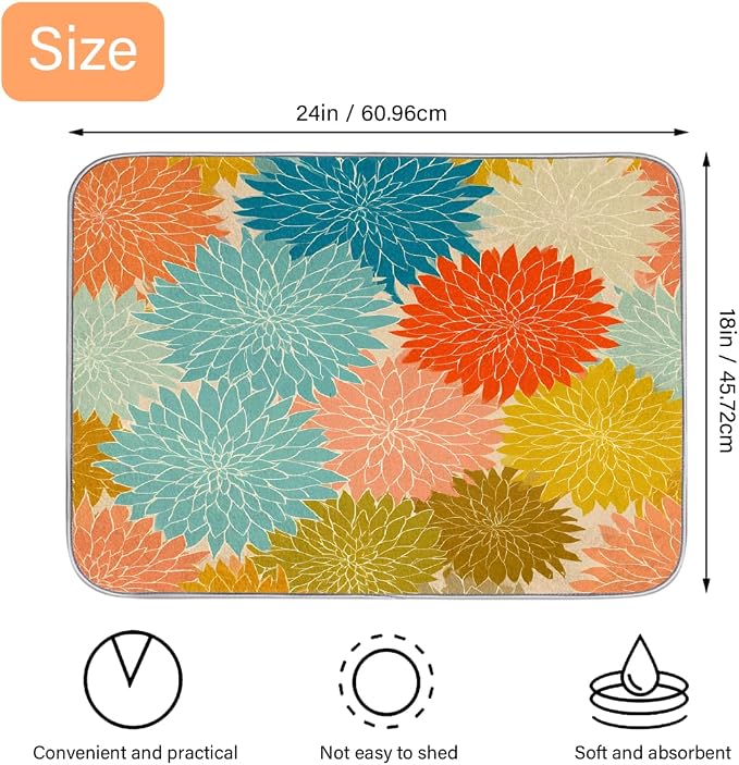 Colored Chrysanthemum Flowers