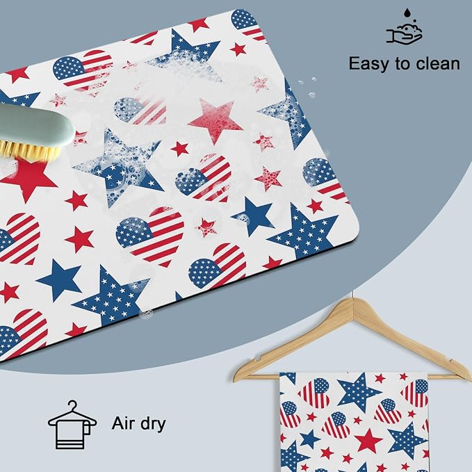 Blue, Red, White