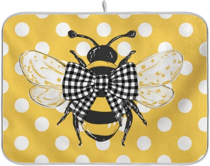 yellow polka dots