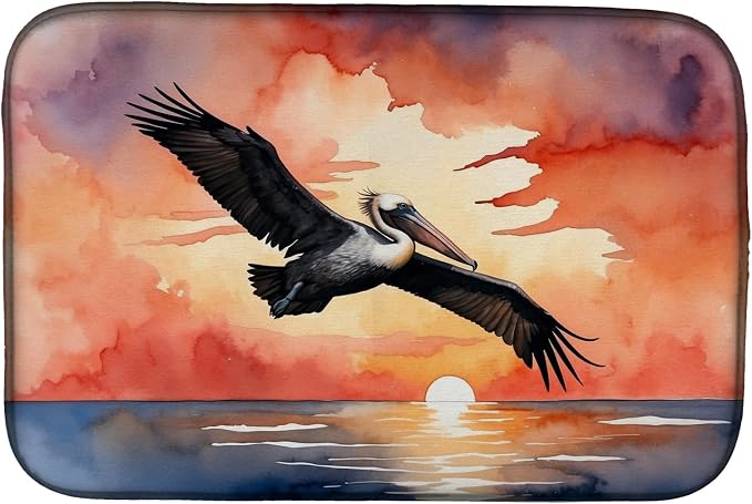 Pelican Fiery Sunset 7511