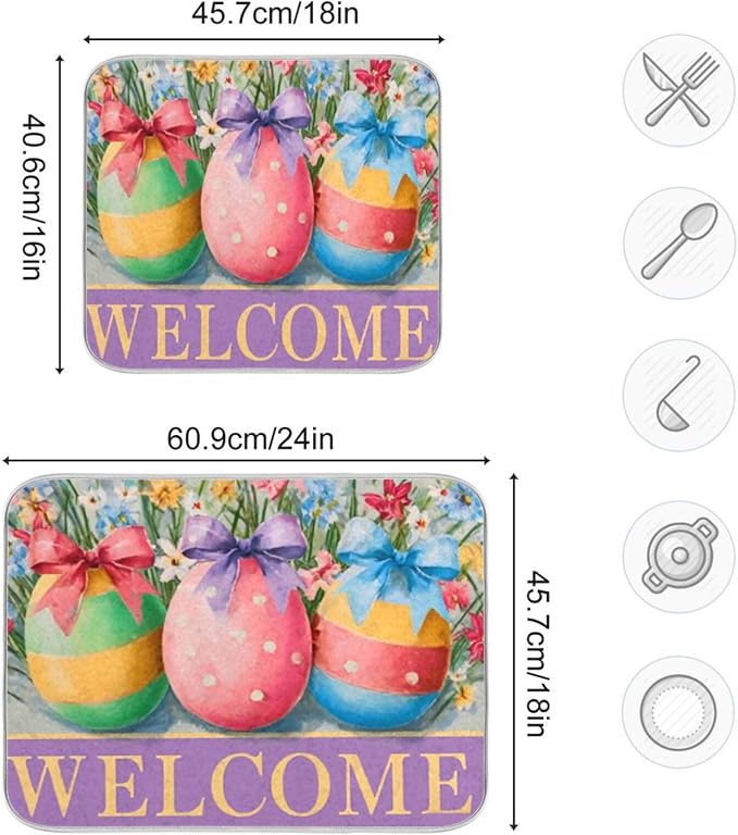 colorful easter eggs