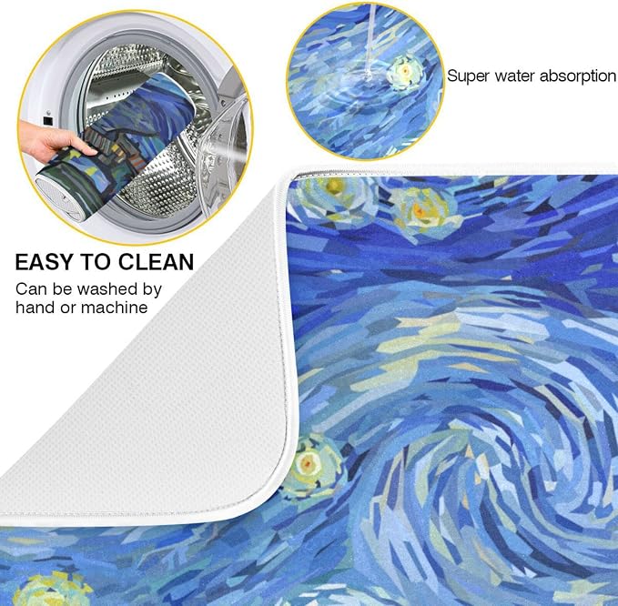 Van Gogh's Starry Sky Blue
