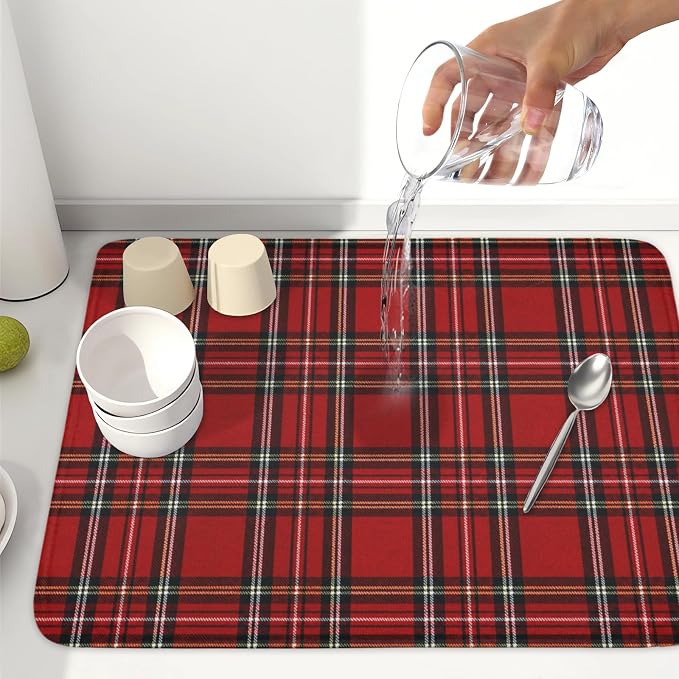 Christmas-red plaid