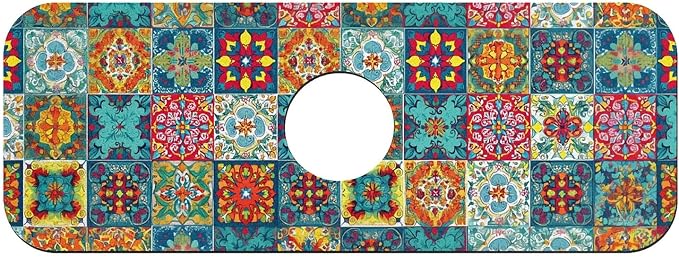 Retro mosaic bohemian style