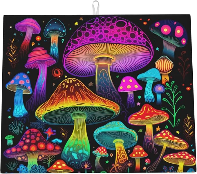 Trippy Neon Shroom Mushroom