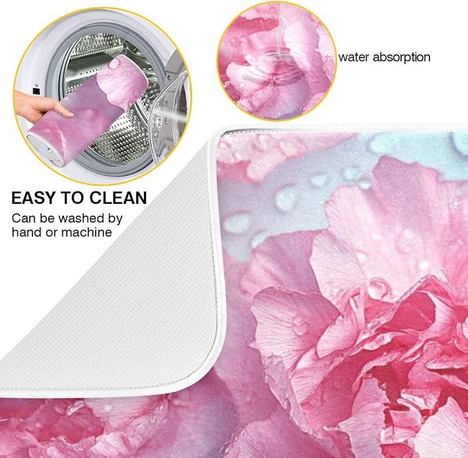 Pink Carnations Droplets