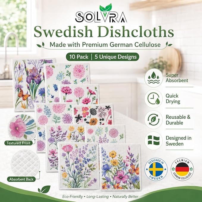 10 Pcs-flowers Print