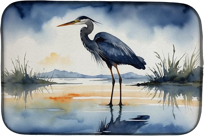 Blue Heron Barely Lit Sky 7500