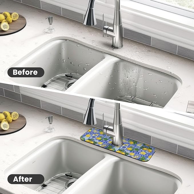 Lemon Mexican Tiles Italian Blue