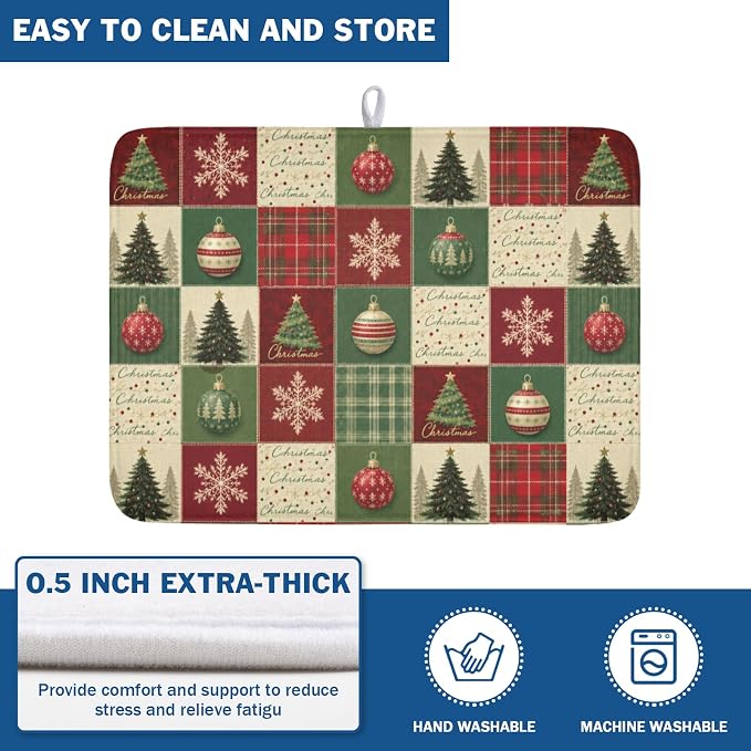Christmas-checkered