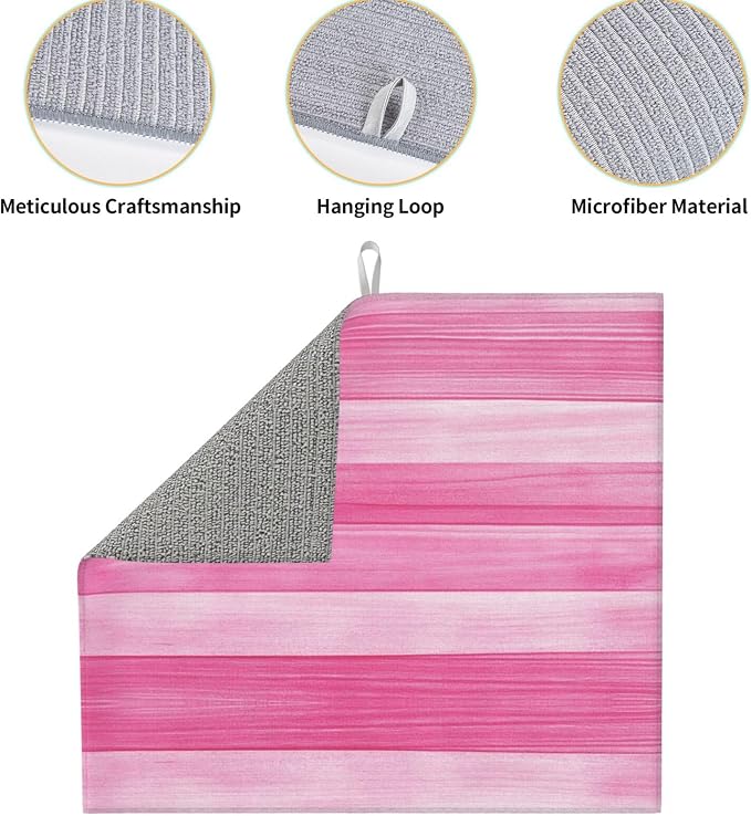 Ombre Pink Wood Grain