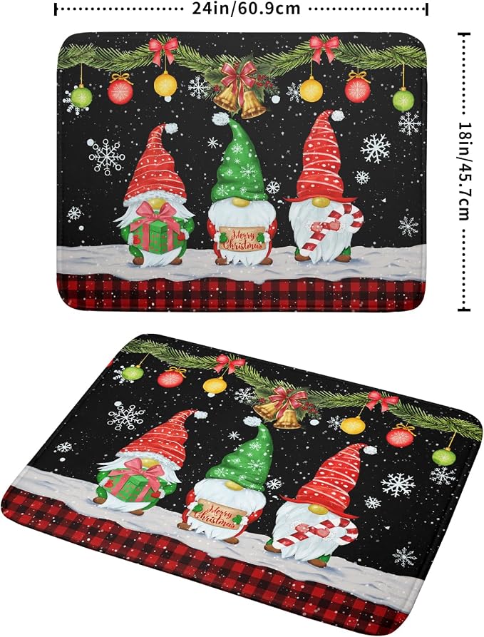Christmas Black Gnomes