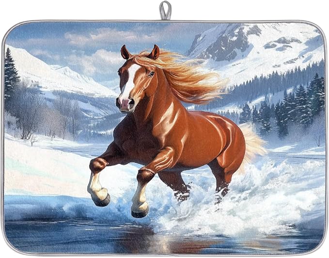 Running Horse Snow Mountain