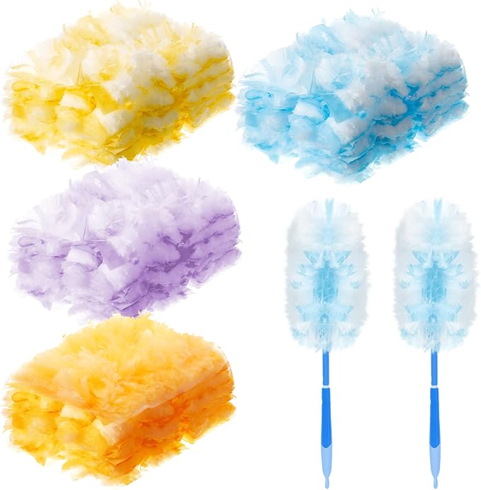 Yellow, Blue, Orange, Purple
