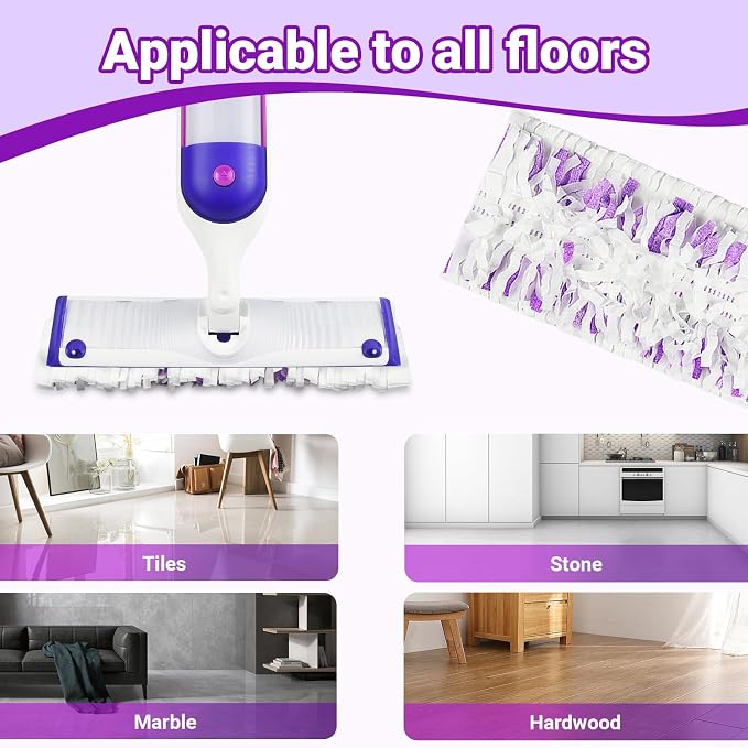 Purple 32 Mop Pads