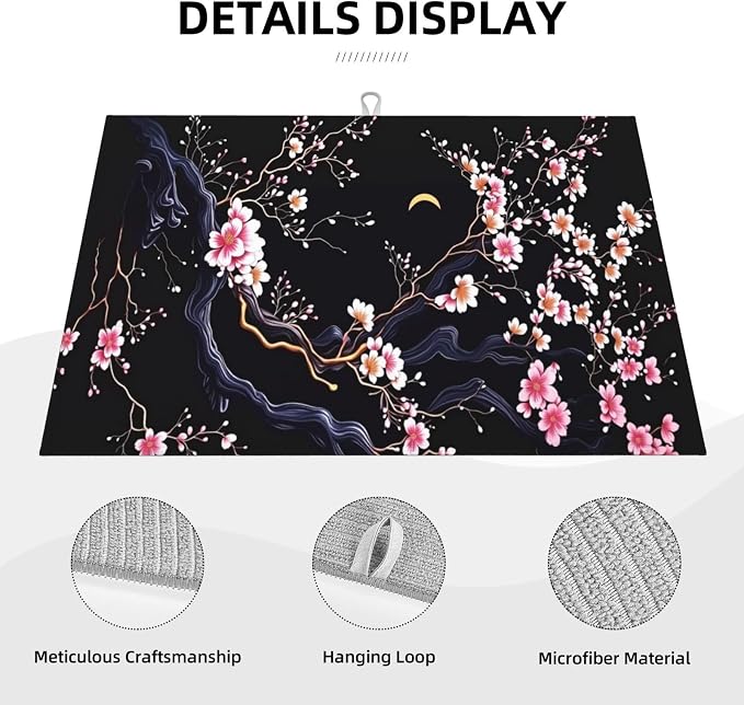 Cherry Blossom Night Moon