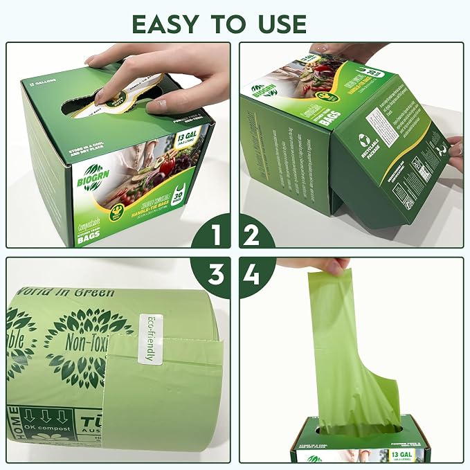 13 Gal, Handles Bags, 30 Count