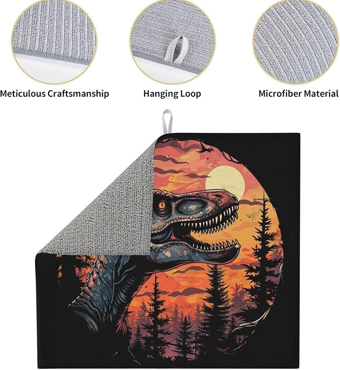 Sunset Forest Dual Moon Velociraptor