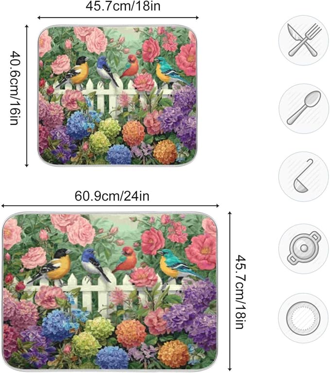 colorful birds spring