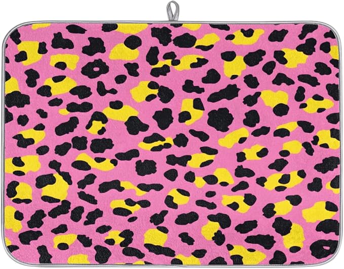 Pink Yellow Leopard