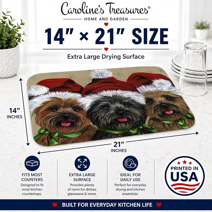 Cairn Terrier Christmas Ceaser and Co