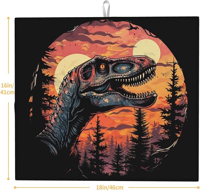 Sunset Forest Dual Moon Velociraptor